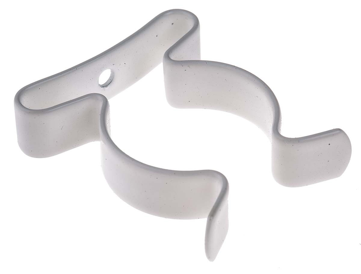 RS PRO 31.75 mm Nylon Stainless Steel Spring Clip 11.11 mm x, 3.6 mm