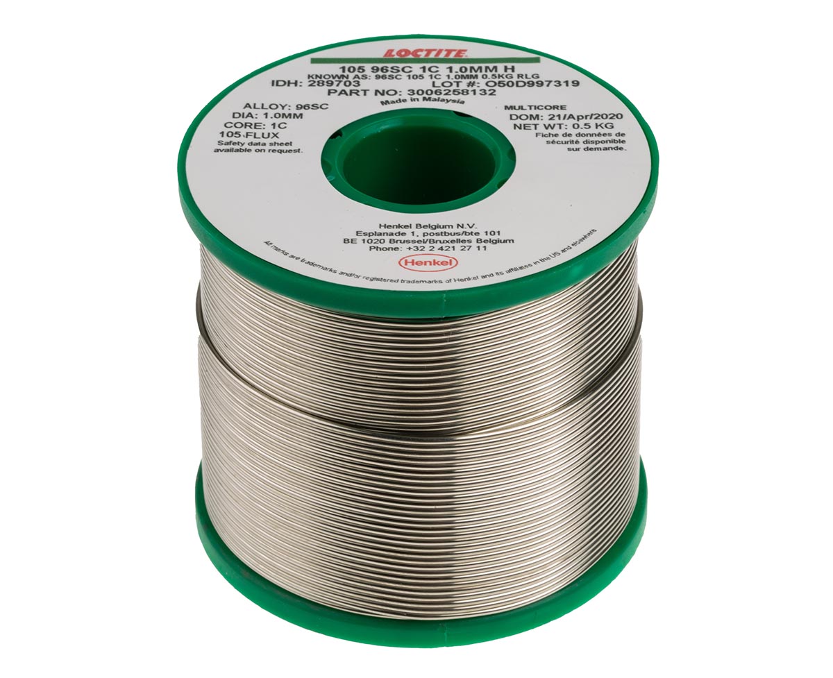 Multicore Wire, 1 mm Lead Free Solder, 217 °C Melting Point