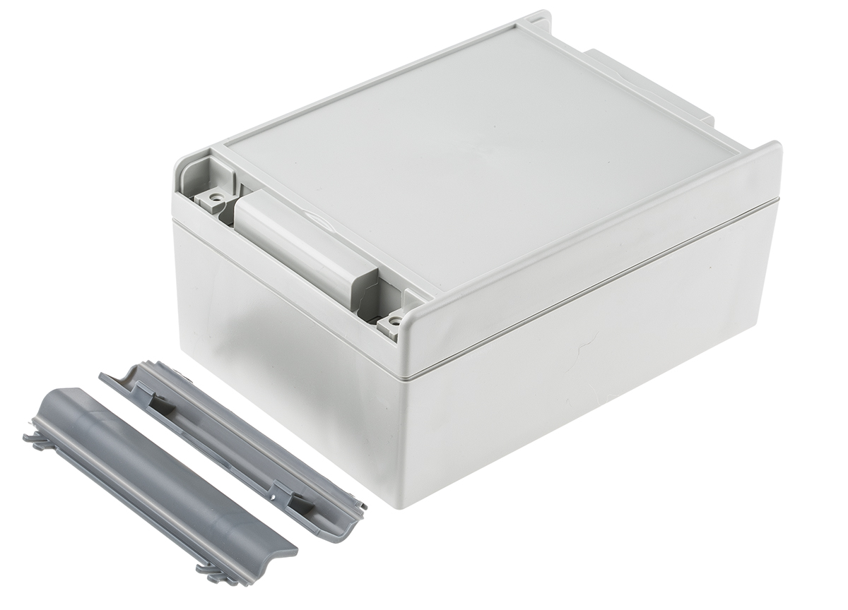 ROLEC Techno Plus Series Grey Plastic Enclosure, IP67 70 mm, 160 mm, 110 mm