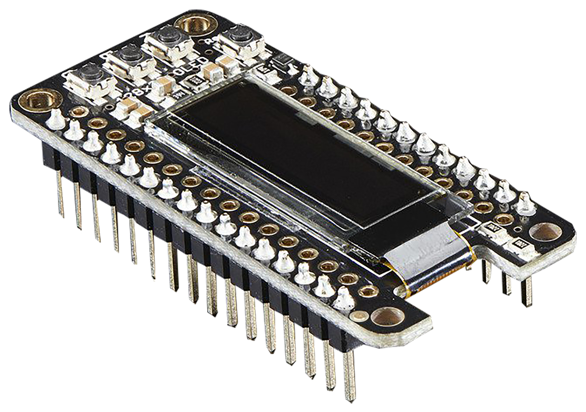 2900 ADAFRUIT INDUSTRIES  OLED FeatherWing 1 in OLED Display Add On Board With 128x32 Monochrome OLED for Feather Boards