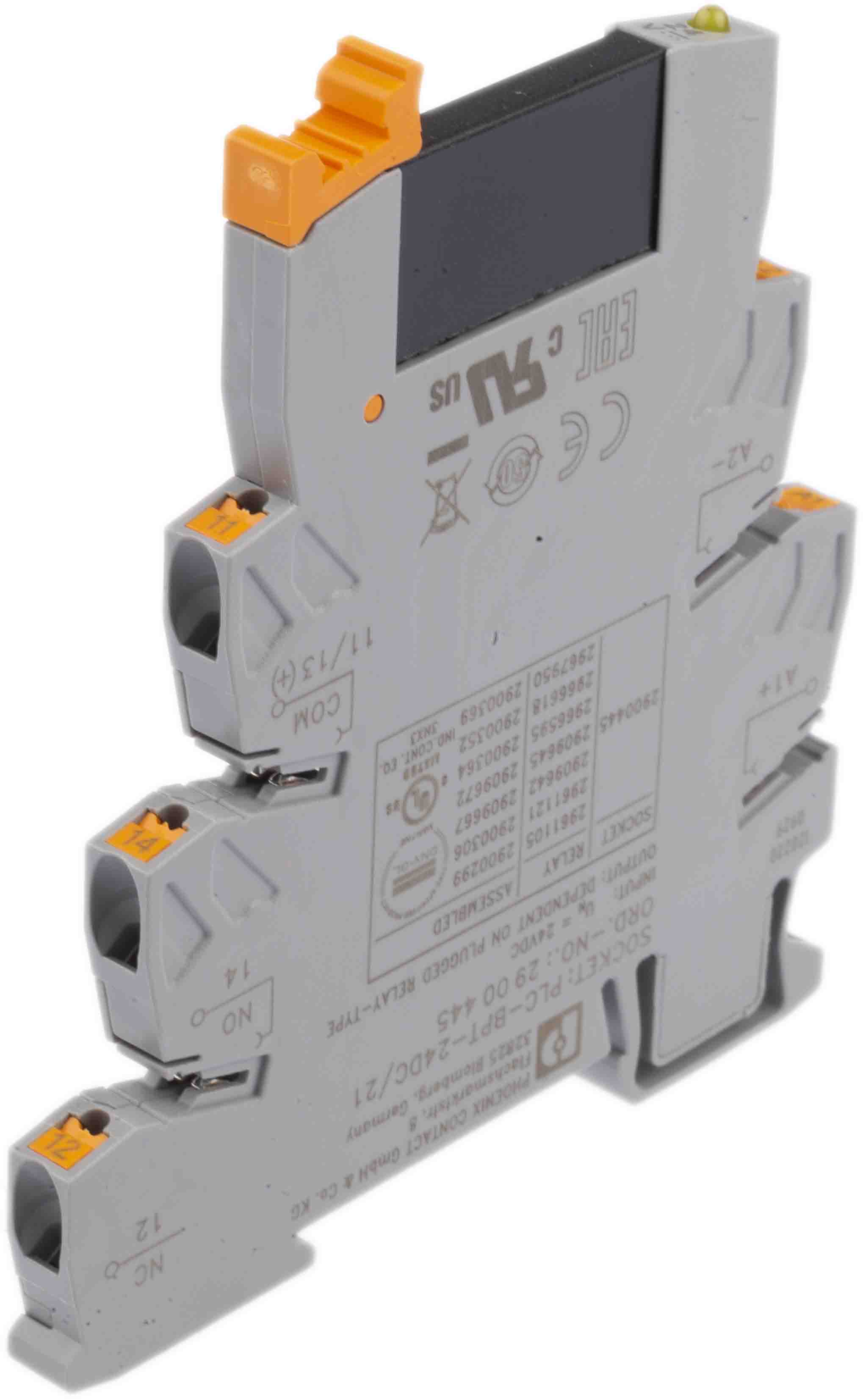 2900352 Phoenix Contact PLC-OPT- 24DC/ 48DC/100 Solid State Interface Relay DIN Rail Push-in