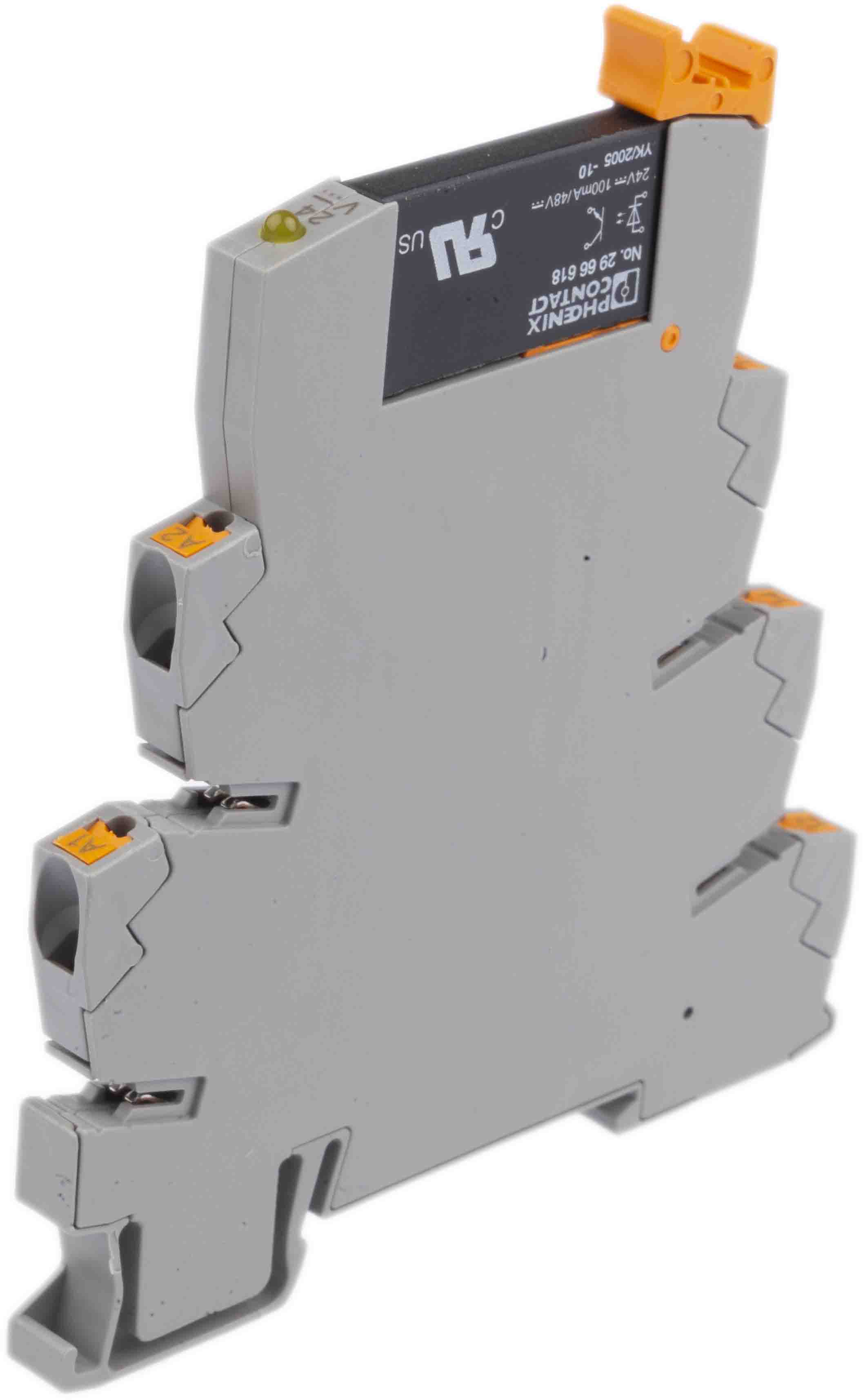 2900352 Phoenix Contact PLC-OPT- 24DC/ 48DC/100 Solid State Interface Relay DIN Rail Push-in
