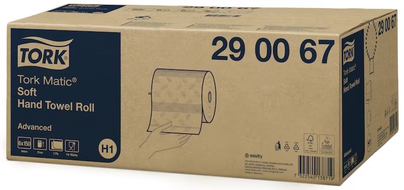 290067 Tork Matic Roll Paper Towel, 190 x 190 mm, 2, 625 Sheets