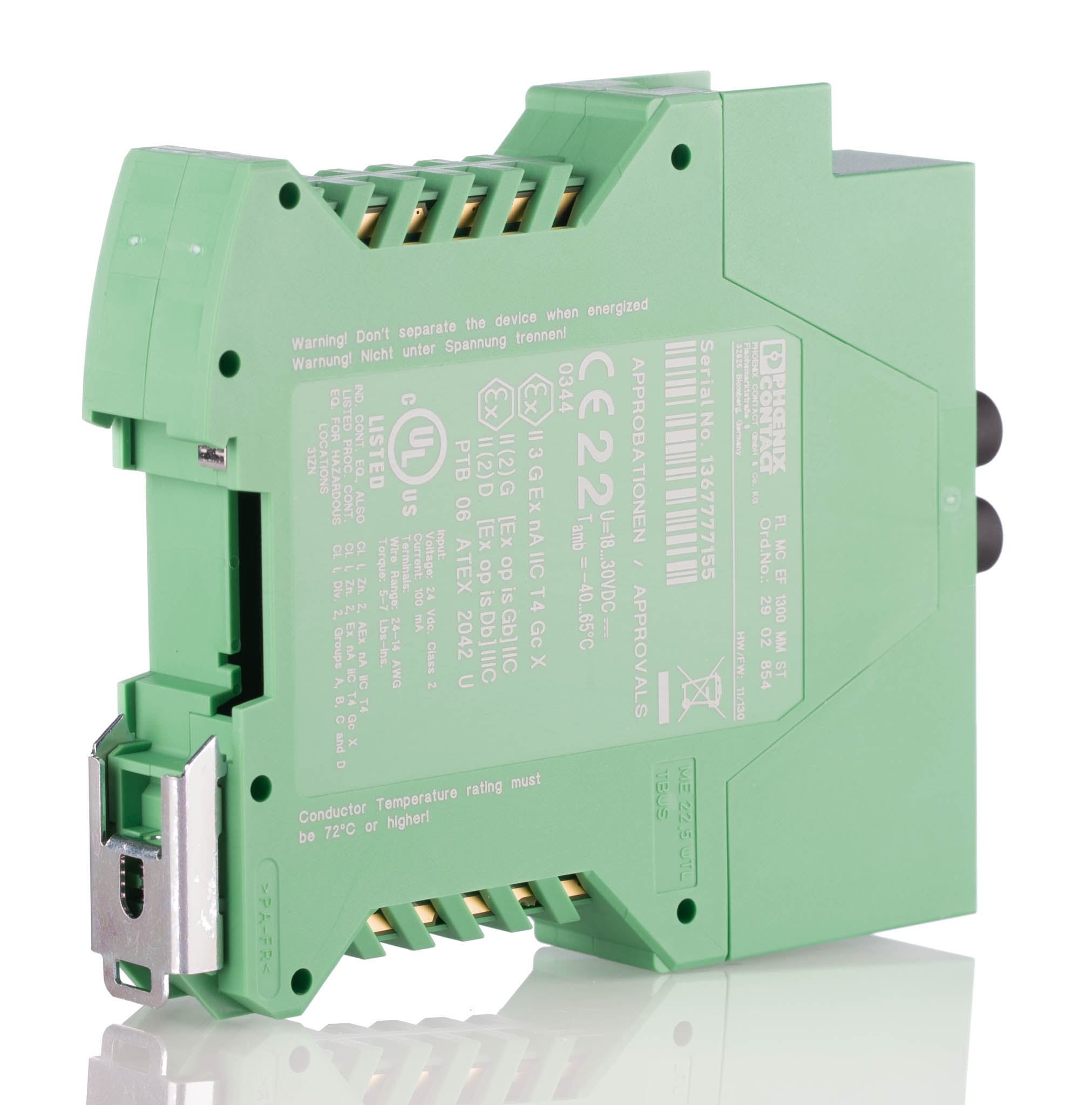 2902854 Phoenix Contact  Fibre Optic Converter 3 GHz 10/100 Base-TX