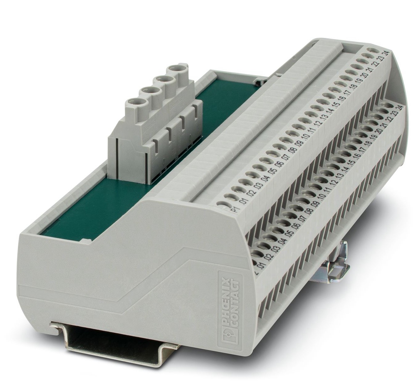 Phoenix Contact VIP-2SC/PDM-2/48 Series 4-Contact Male Interface Module, DIN Rail, 30A