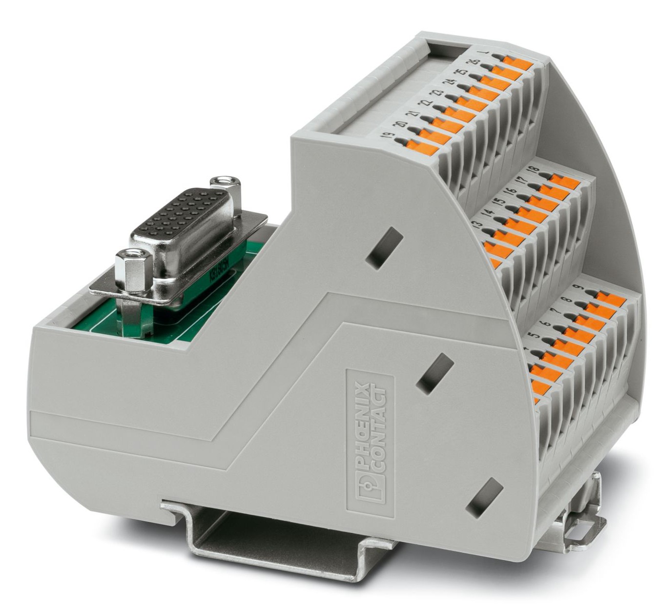 Phoenix Contact VARIOFACE Series 26-Contact Female Interface Module, D-Sub Connector, DIN Rail, 1A