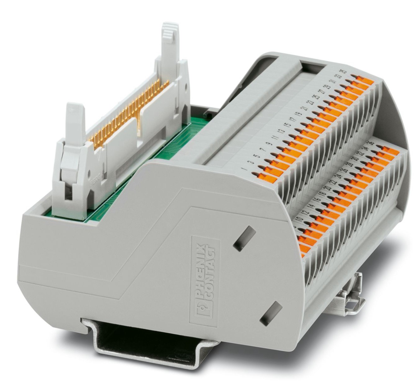 Phoenix Contact VARIOFACE Series Male Interface Module, IDC male pin strip Connector, DIN Rail, 1A