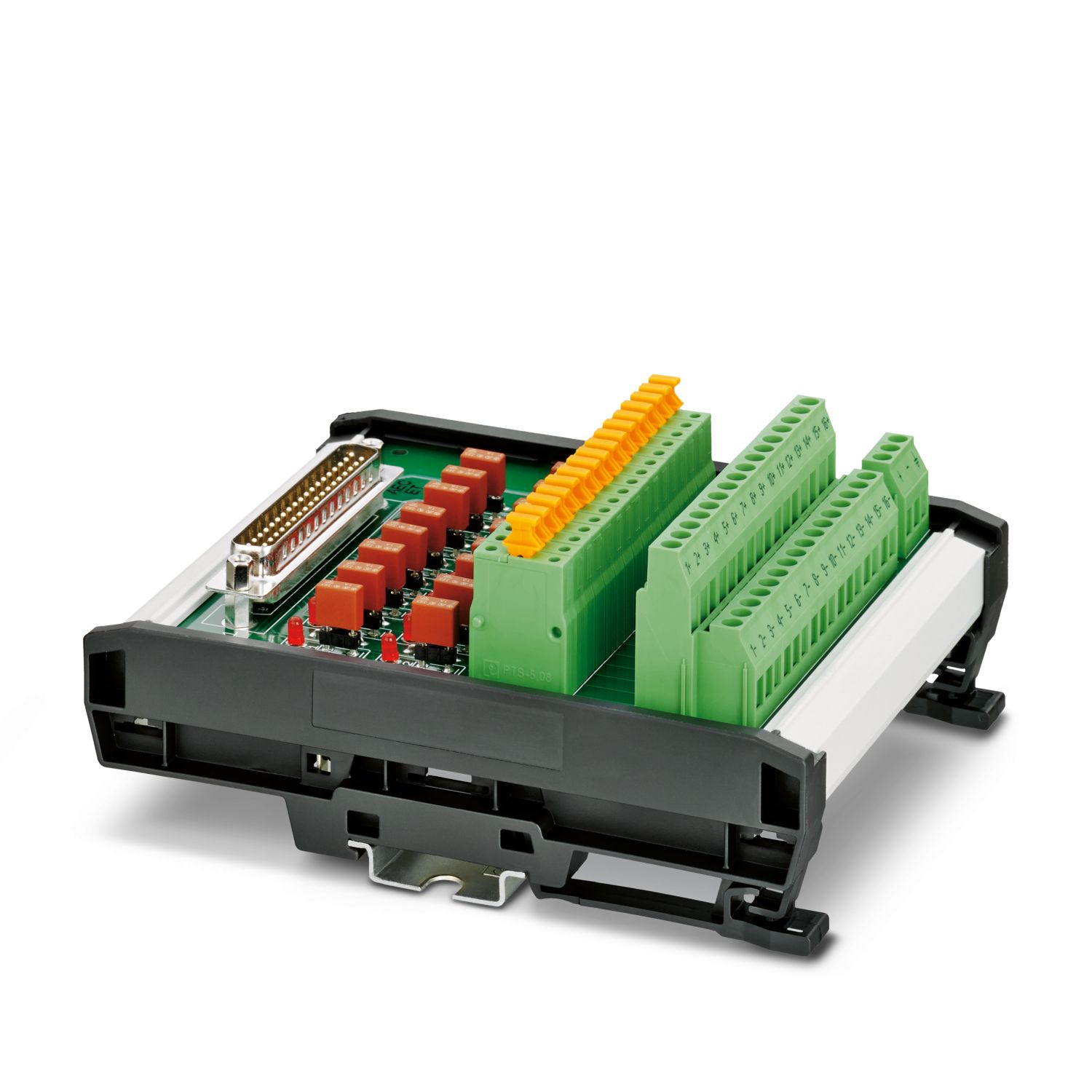Phoenix Contact VARIOFACE Series 37-Contact Female Interface Module, D-Sub Connector, DIN Rail, 1A