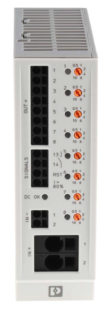 Phoenix Contact CBM Electronic Circuit Breaker 10A 24V, DIN Rail Type E