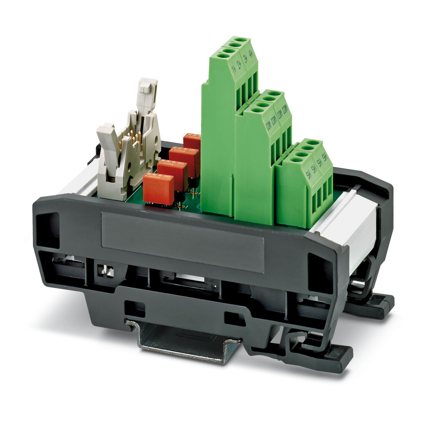 Phoenix Contact VARIOFACE Series 4-Contact Female Interface Module, D-Sub Connector, DIN Rail, 200mA