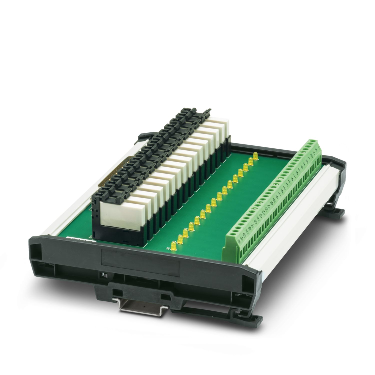 Phoenix Contact UM-D37M/16R-120AC/DI/C3/L Series 1-Contact Female Interface Module, D-Sub Connector, DIN Rail, 50mA