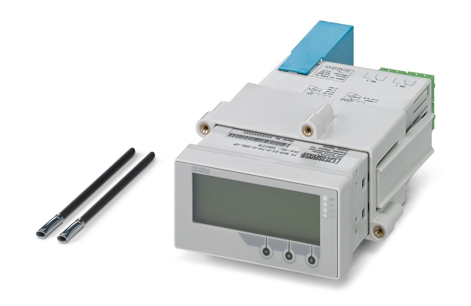 Phoenix Contact MCR LCD Digital Panel Multifunction Meter for Resistance, Voltage, Temperature, Current,  48 mm  x 96 mm