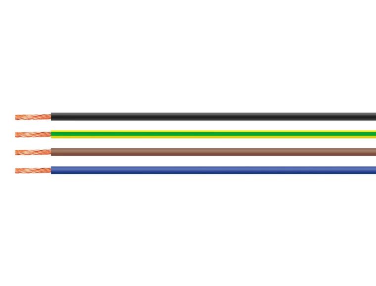 Helukabel H05V Series Blue 0.5 mm² Hook Up Wire, 20 AWG, 100 m, Polyvinyl Chloride, 29083