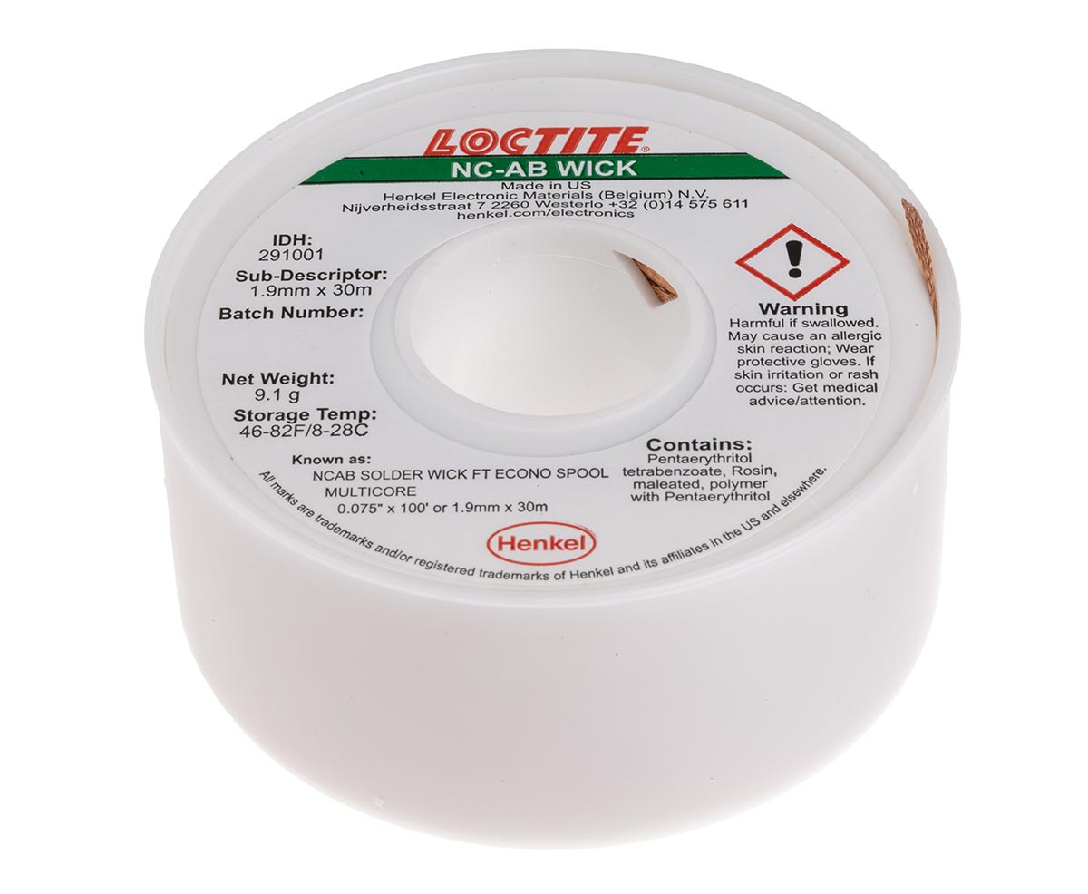 Multicore 30 m No Clean De-Soldering Braid, Width 1.9 mm
