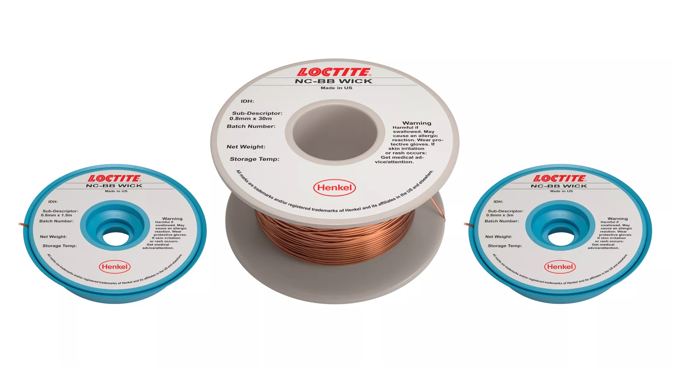 Loctite 1.5 m No Clean De-Soldering Braid, Width 2.7 mm