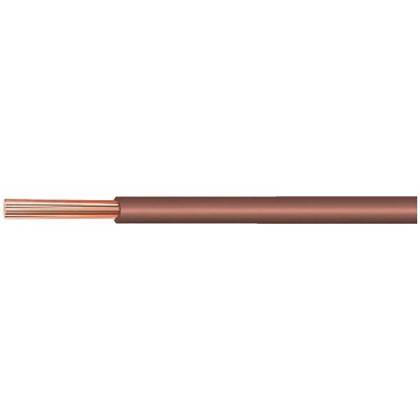 Helukabel SiF Series Brown 2.5 mm² Hook Up Wire, 16 AWG, 100 m, Silicone, 29148