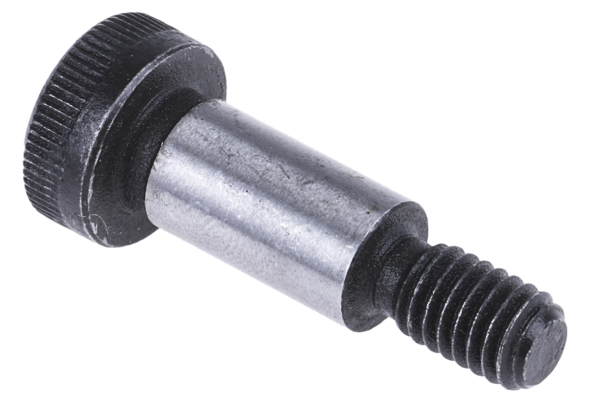 292-293 RS PRO M6 Shoulder Bolt, Steel, Hex Socket, 16 mm, Shoulder Dia. 12 mm