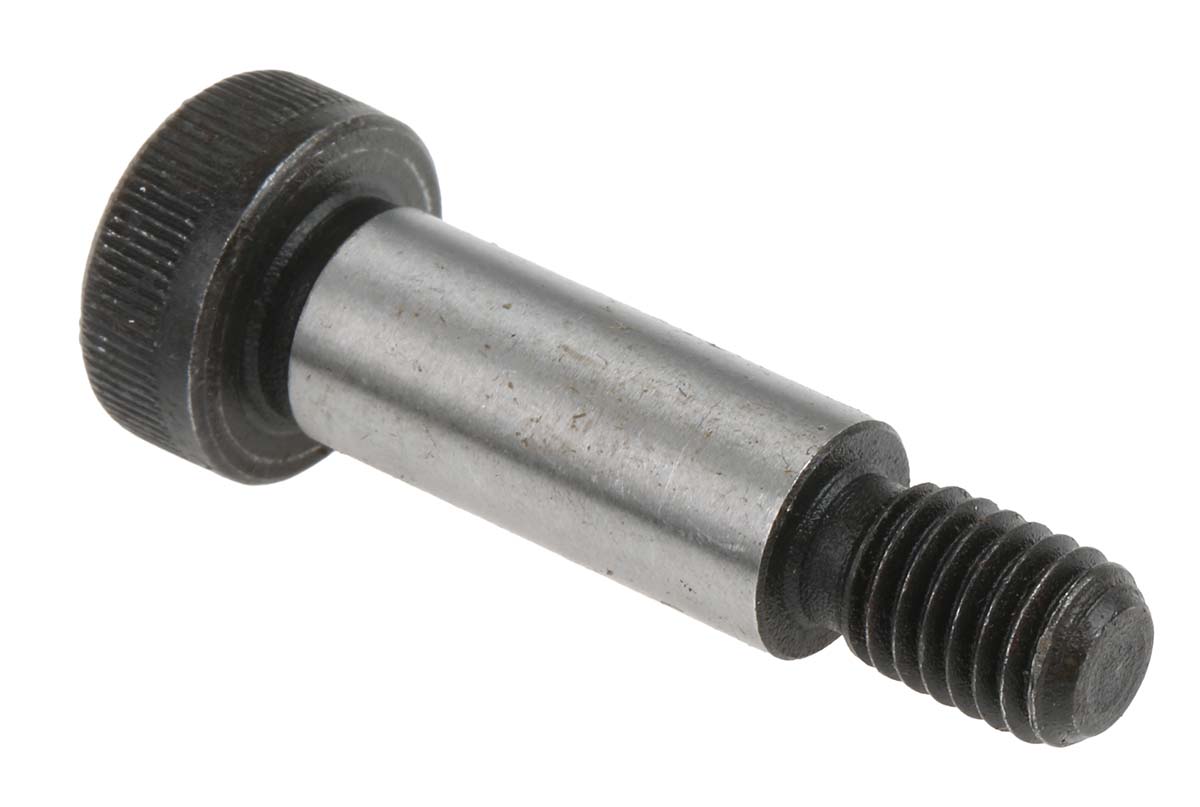RS PRO M8 Shoulder Bolt, Steel, Hex Socket, 25 mm, Shoulder Dia. 12 mm