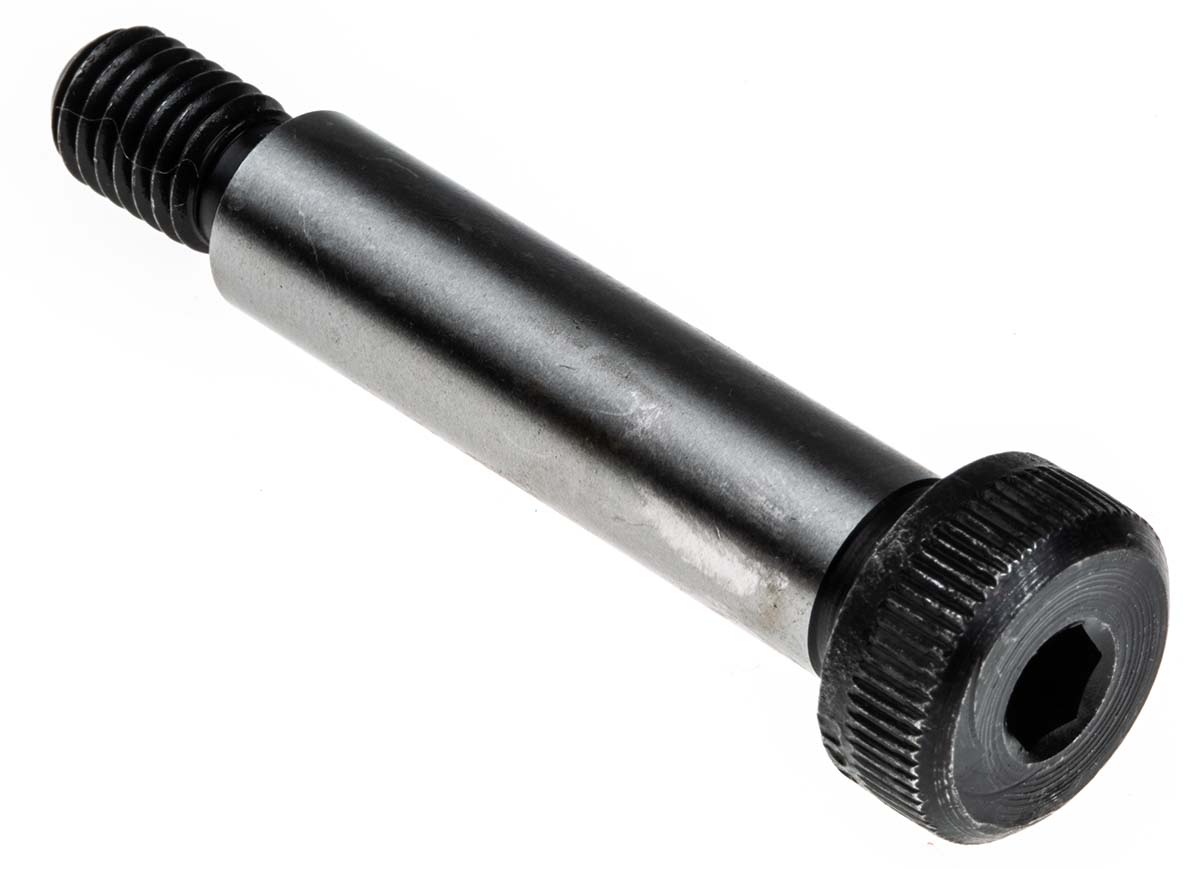 292-350 RS PRO M8 Shoulder Bolt, Steel, Hex Socket, 40 mm, Shoulder Dia. 12 mm