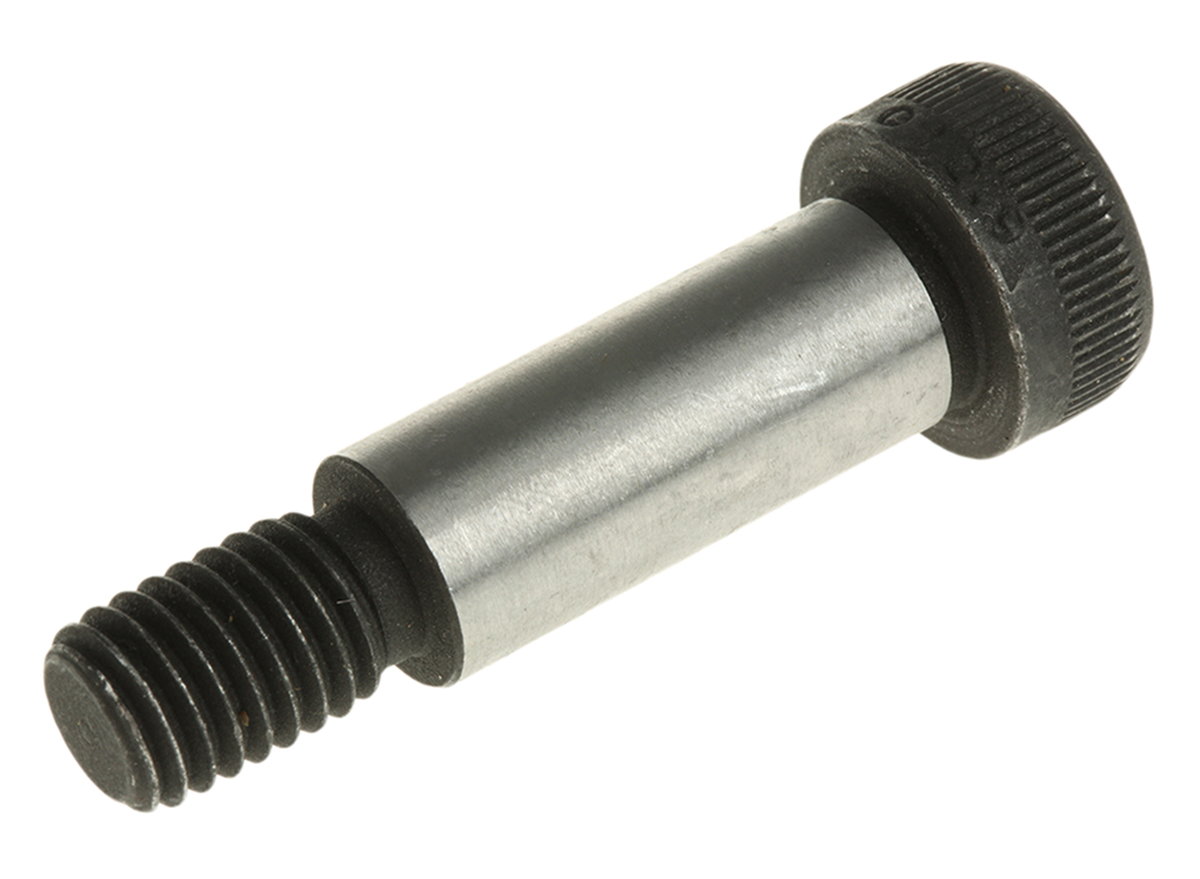 292-394 RS PRO M10 Shoulder Bolt, Steel, Hex Socket, 30 mm, Shoulder Dia. 12 mm