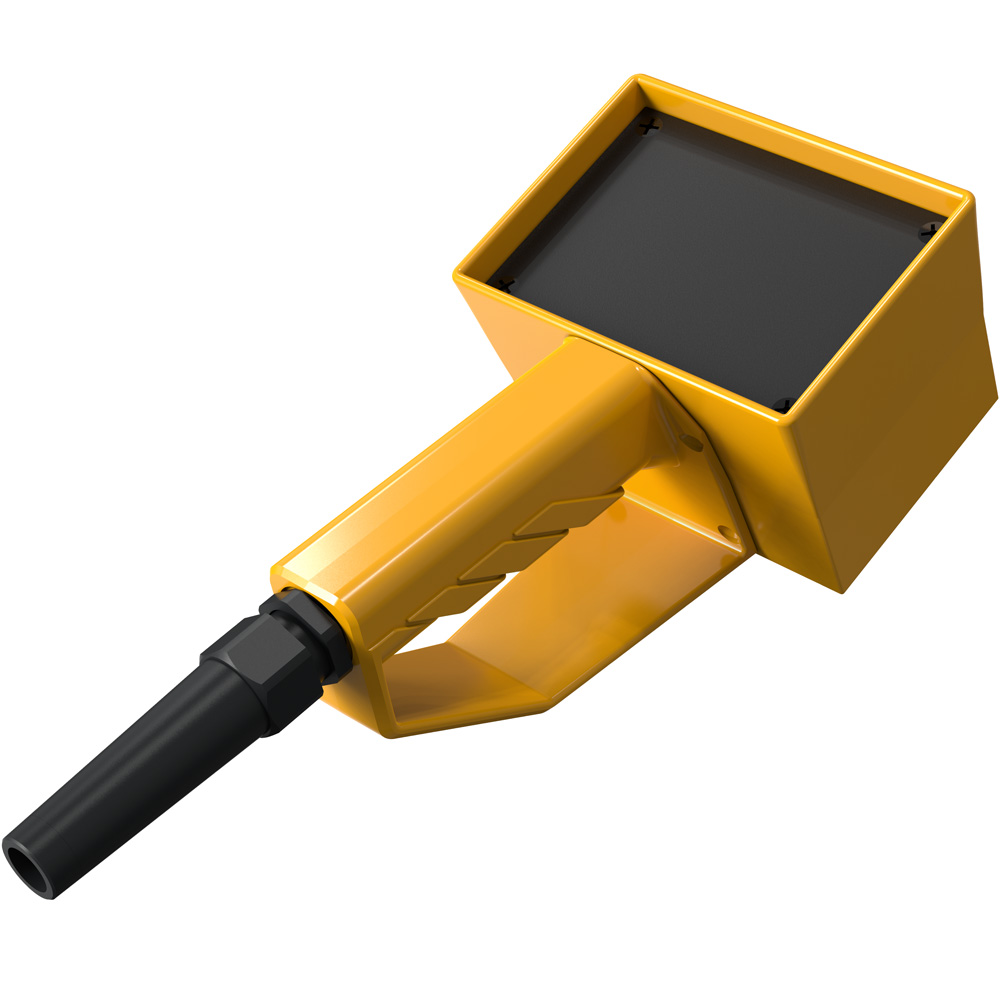 Rose Pilot Series Yellow Polyamide Handheld Enclosure Integral Battery Compartment Display Window, IP65, 85 mm x 191 mm