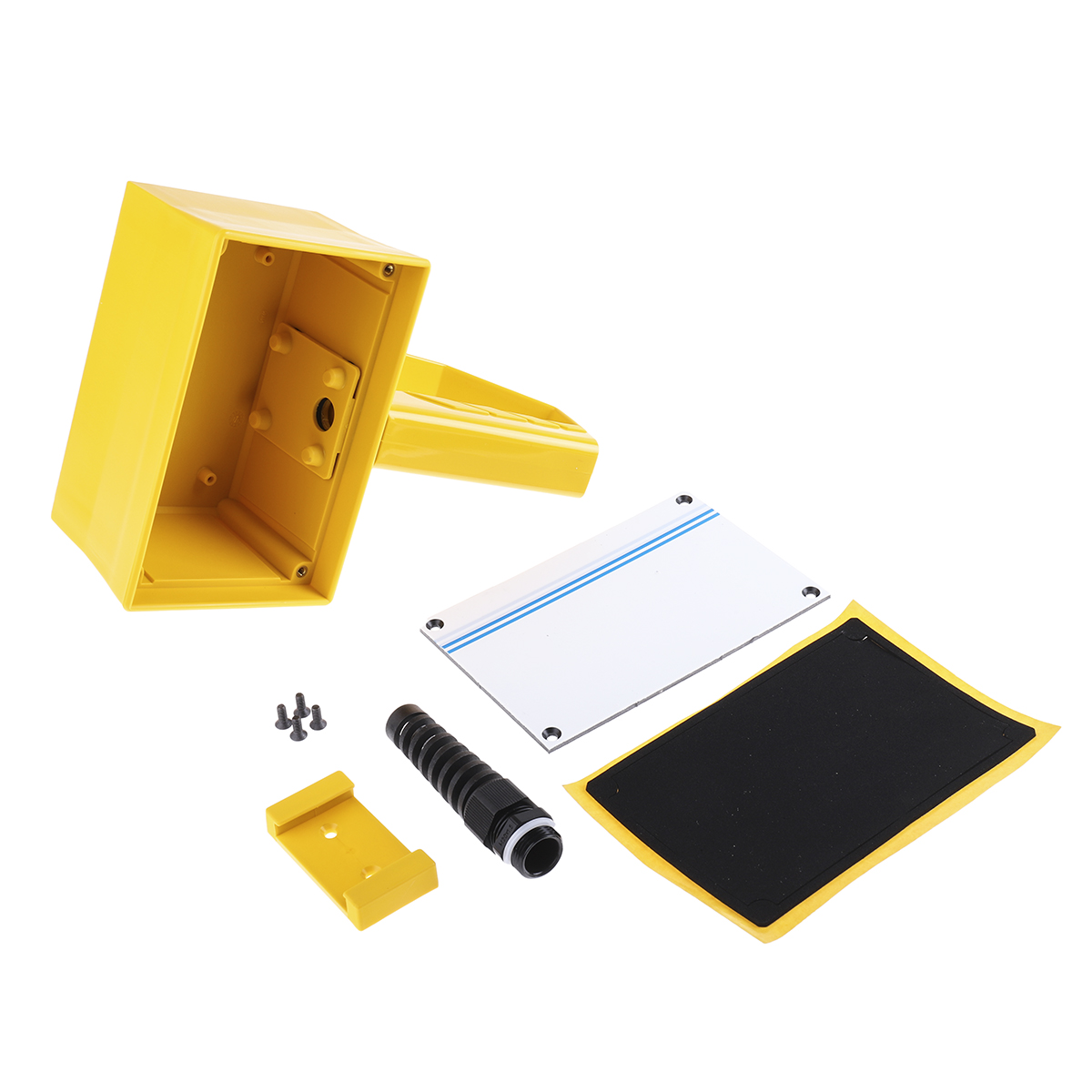292140000 Rose Pilot Series Yellow Polyamide Handheld Enclosure Integral Battery Compartment Display Window, IP65, 85 mm x 211 mm