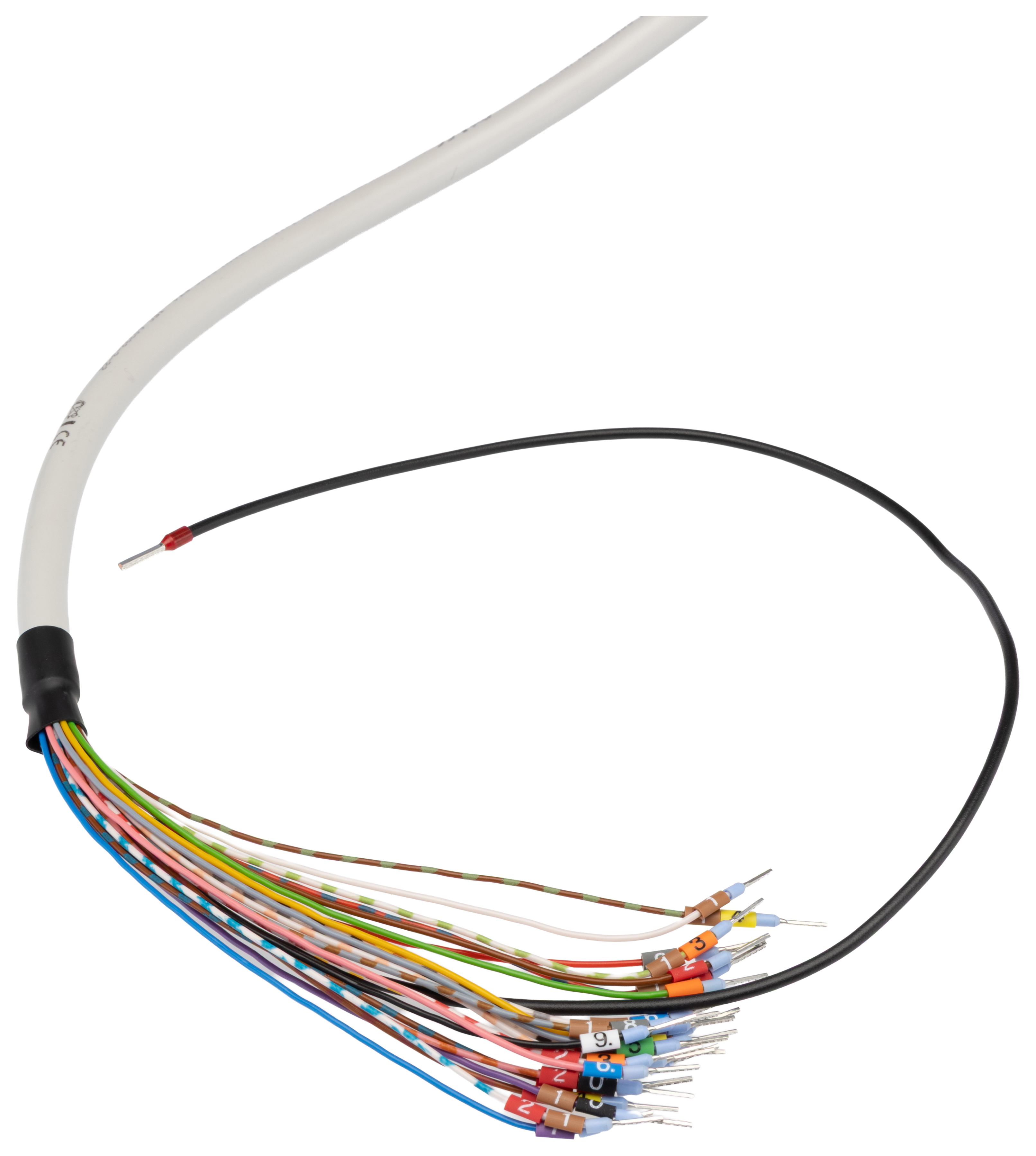 2926166 Phoenix Contact Female D-Sub 25-Pin Unterminated Cable, 1 m Polyvinyl Chloride