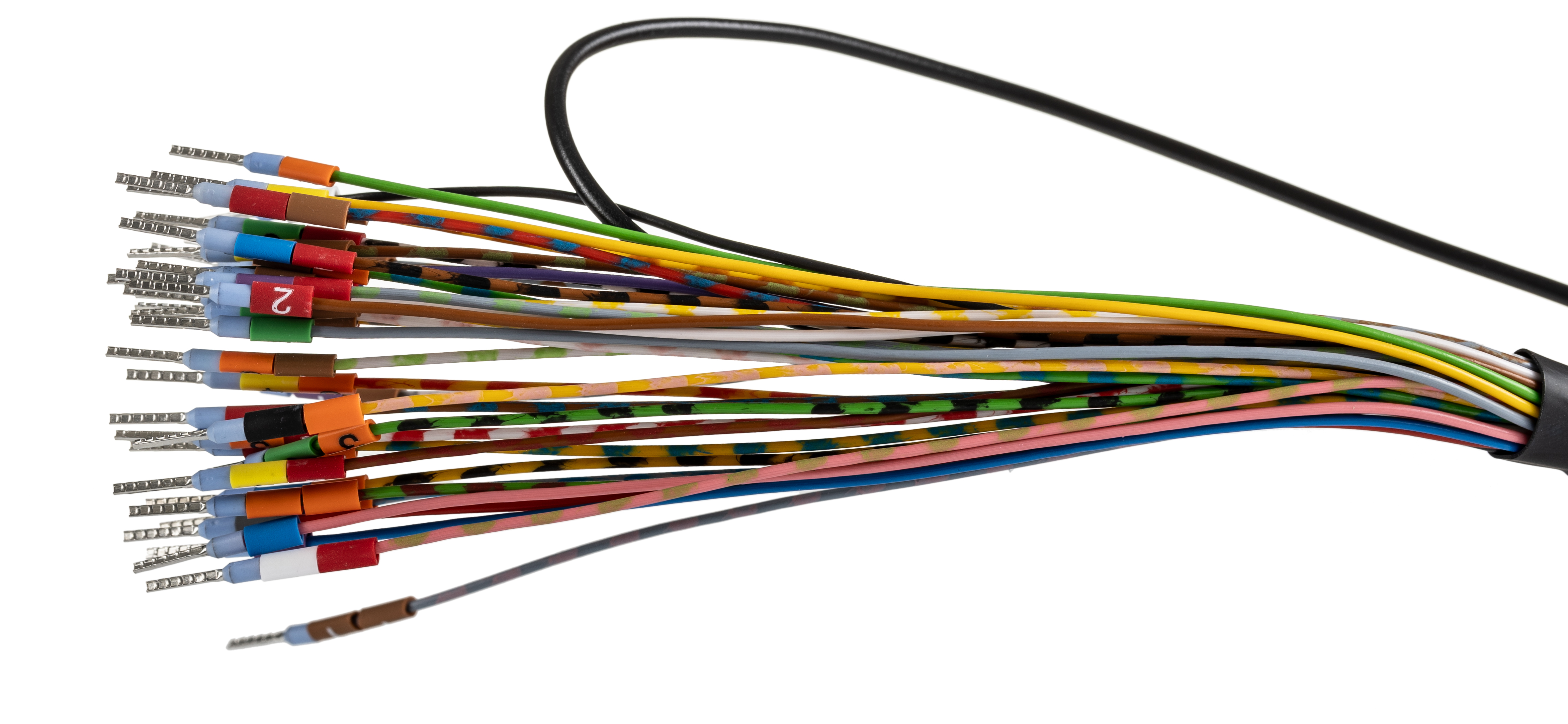 2926250 Phoenix Contact Female D-Sub 37-Pin Unterminated Cable, 2 m Polyvinyl Chloride