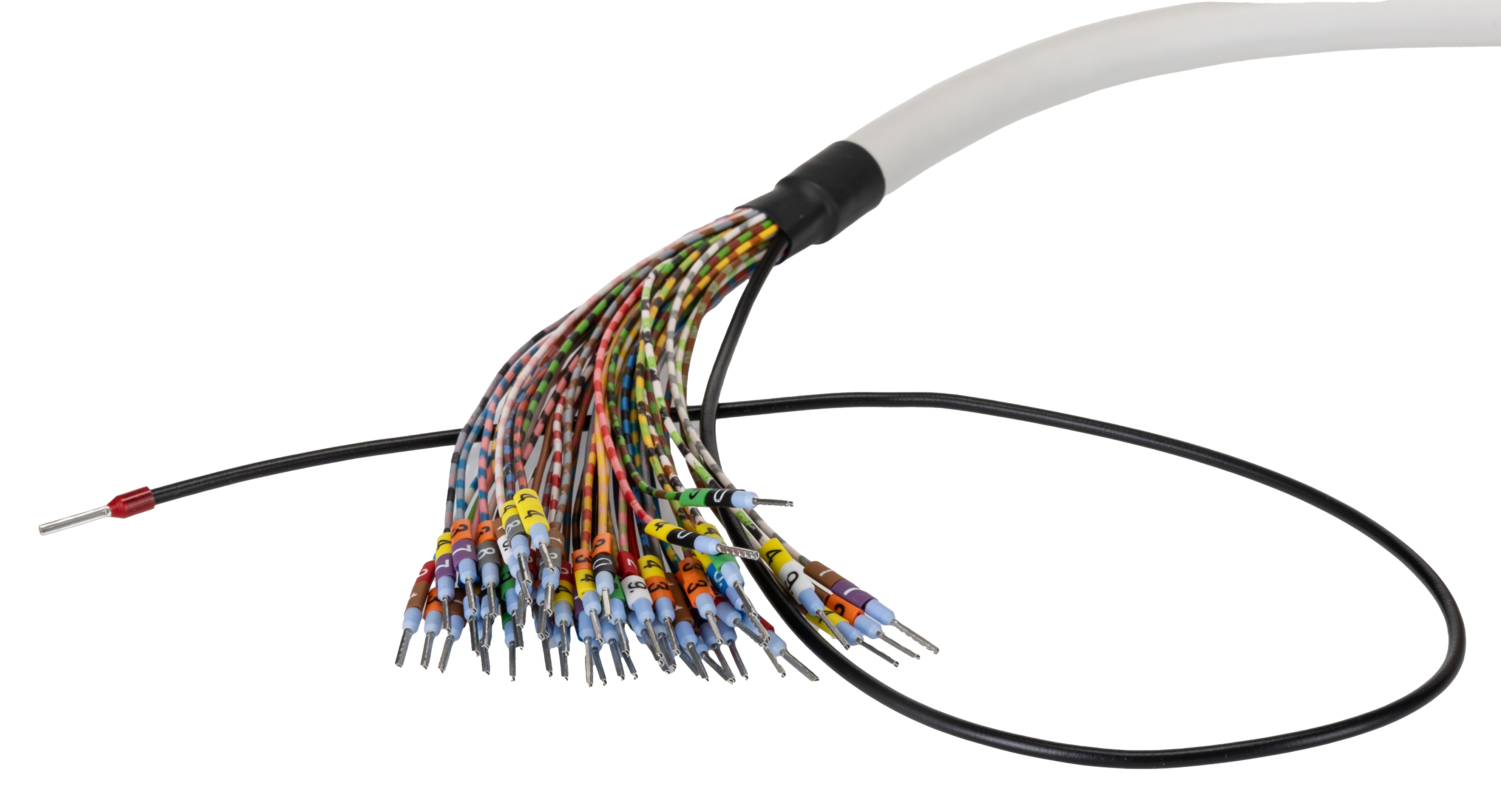 2926328 Phoenix Contact Female D-Sub 50-Pin Unterminated Cable, 2 m Polyvinyl Chloride
