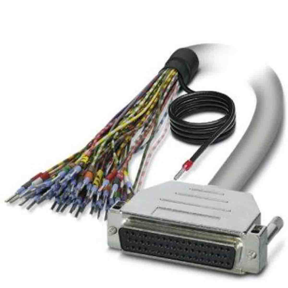 Phoenix Contact Female D-Sub 50-Pin Unterminated Serial Cable, 6 m Semi-Rigid Polyvinyl Chloride, D50SUB Series