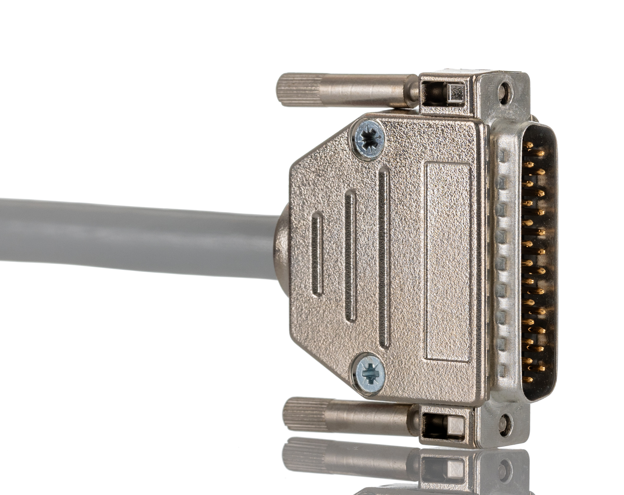 2926506 Phoenix Contact Male D-Sub 25-Pin to Male D-Sub Pin Strip Serial Cable, 500 mm Polyvinyl Chloride, 25/S,
