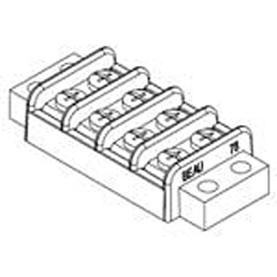 Molex Barrier Strip, 4 Contact, 0.438mm Pitch, 2 Row