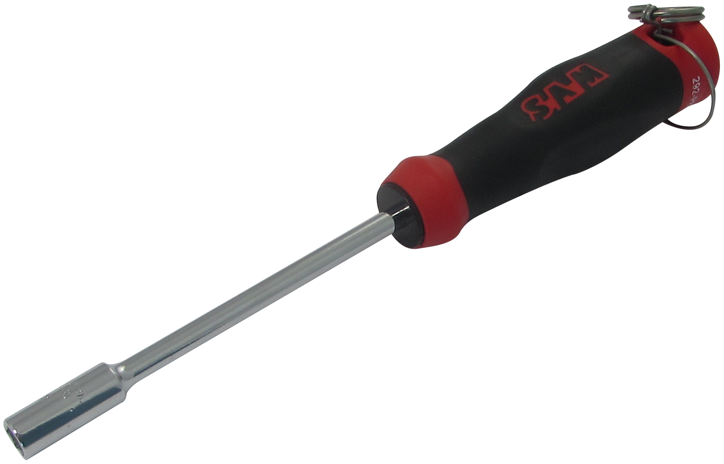 SAM 292P-6-FME 6 mm Socket Wrench with Ergonomic Handle, 255 mm Overall
