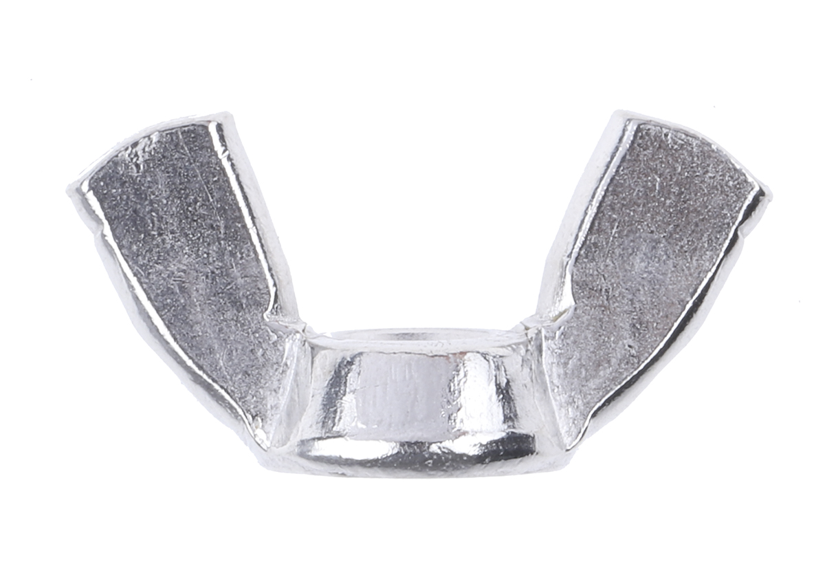293-139 RS PRO 30 mm Bright Zinc Stainless Steel Wingnut, M6