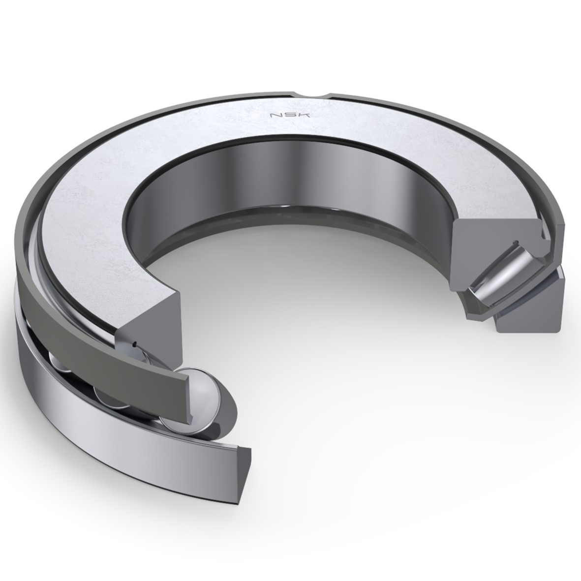 NSK 29318E Round 90 mm ID Spherical Roller Bearing, 155 mm OD