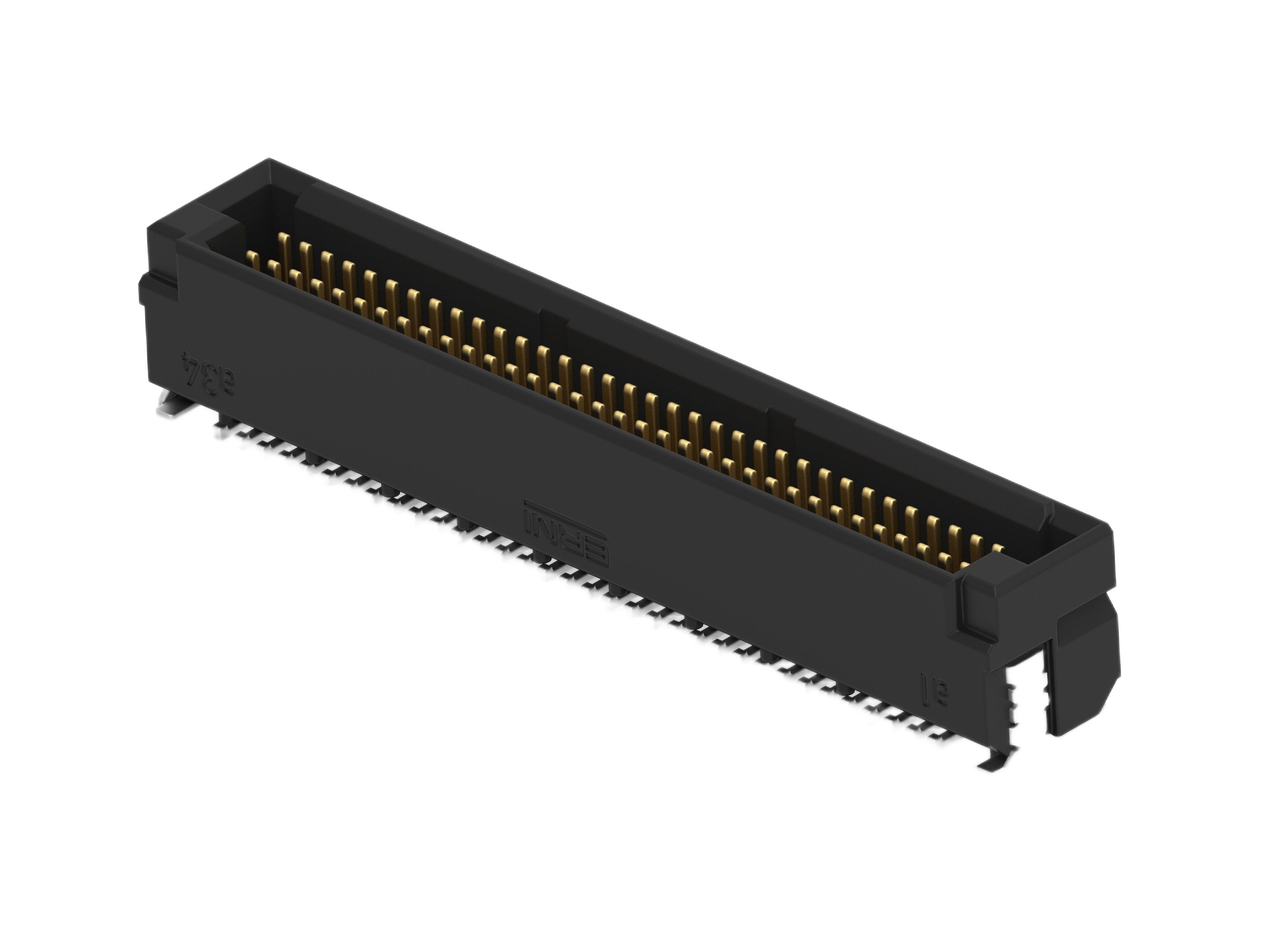 ERNI ERNI MicroCon Series Vertical Surface PCB Header, 68 Contact(s), 0.8 mm Pitch, 2 Row, Shrouded