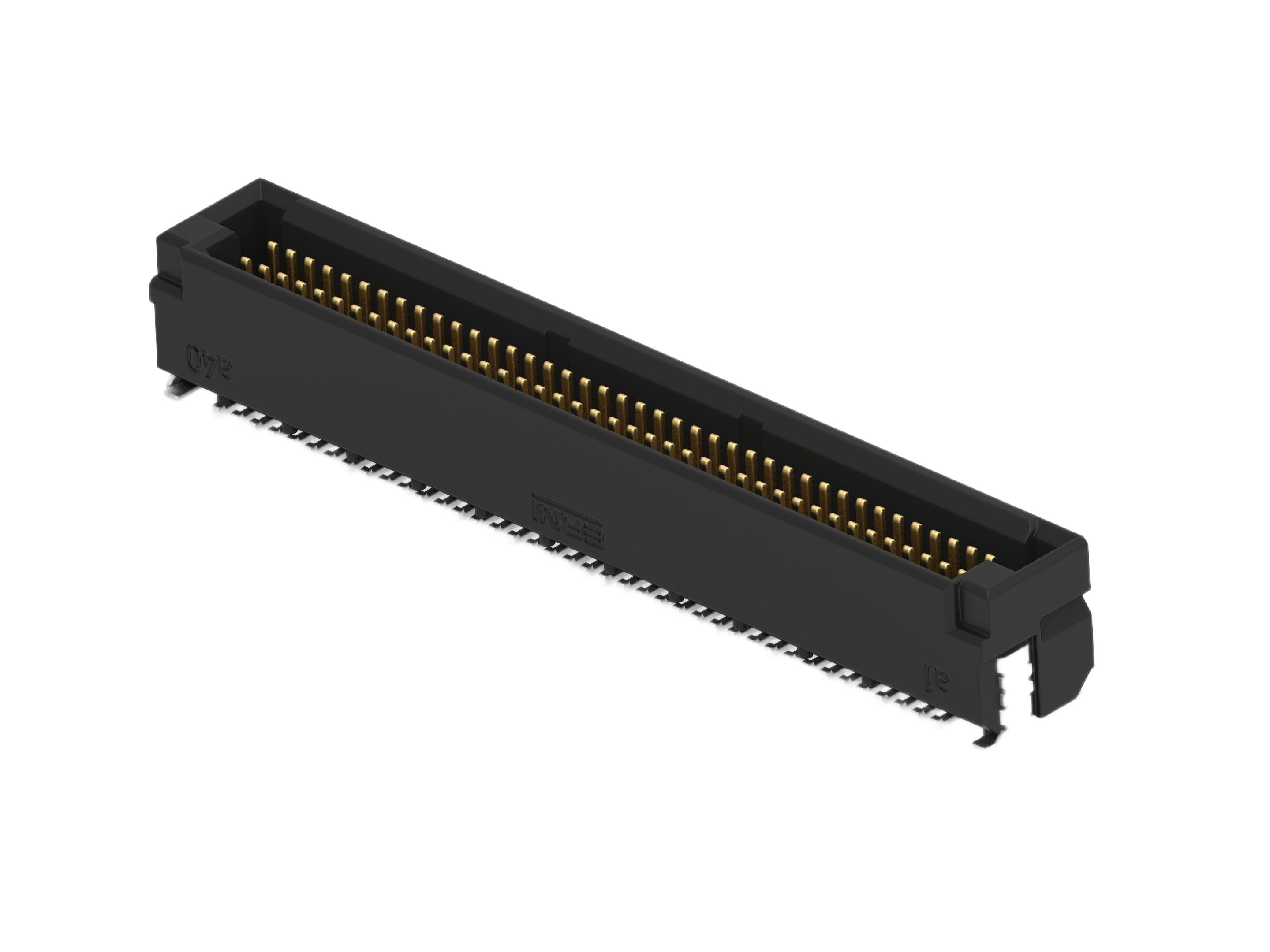 ERNI ERNI MicroCon Series Vertical Surface PCB Header, 80 Contact(s), 0.8 mm Pitch, 2 Row, Shrouded