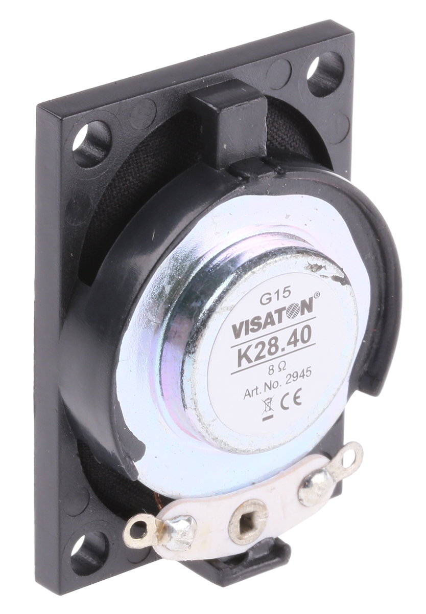 2945 Visaton 28 mm dia, 2W Mid Range, 8 Ω, 230 Hz 20 kHz
