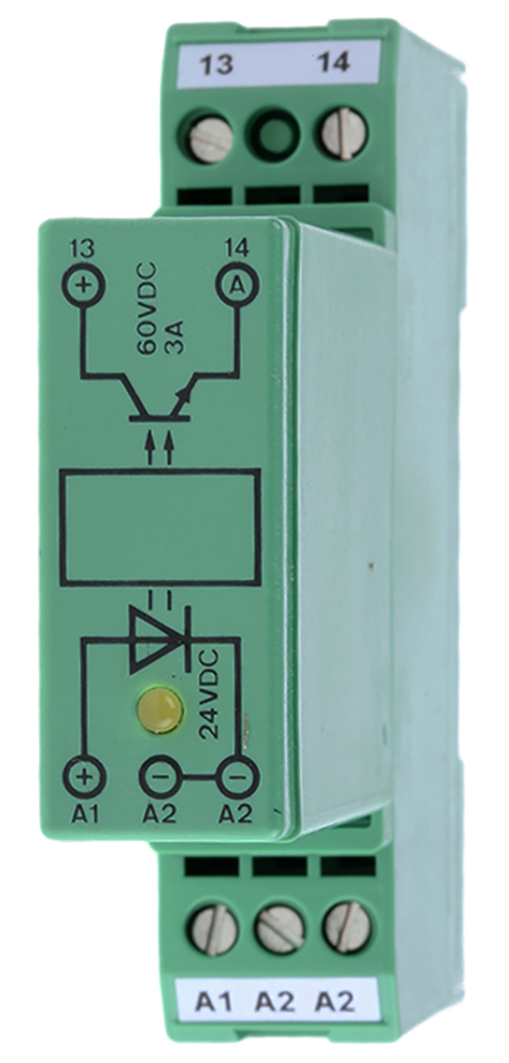 Phoenix Contact EMG 17-OV- 24DC/60DC/3 Solid State Interface Relay 24 V 60V DIN Rail Screw