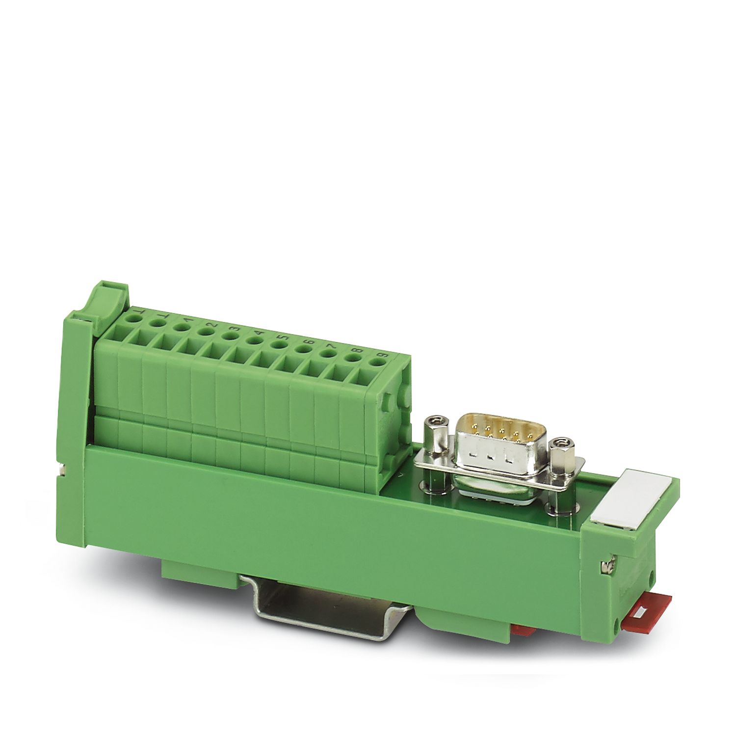 Phoenix Contact VARIOFACE SLIM LINE Series 9-Contact Female Interface Module, D-Sub Connector, DIN Rail, 2.5A