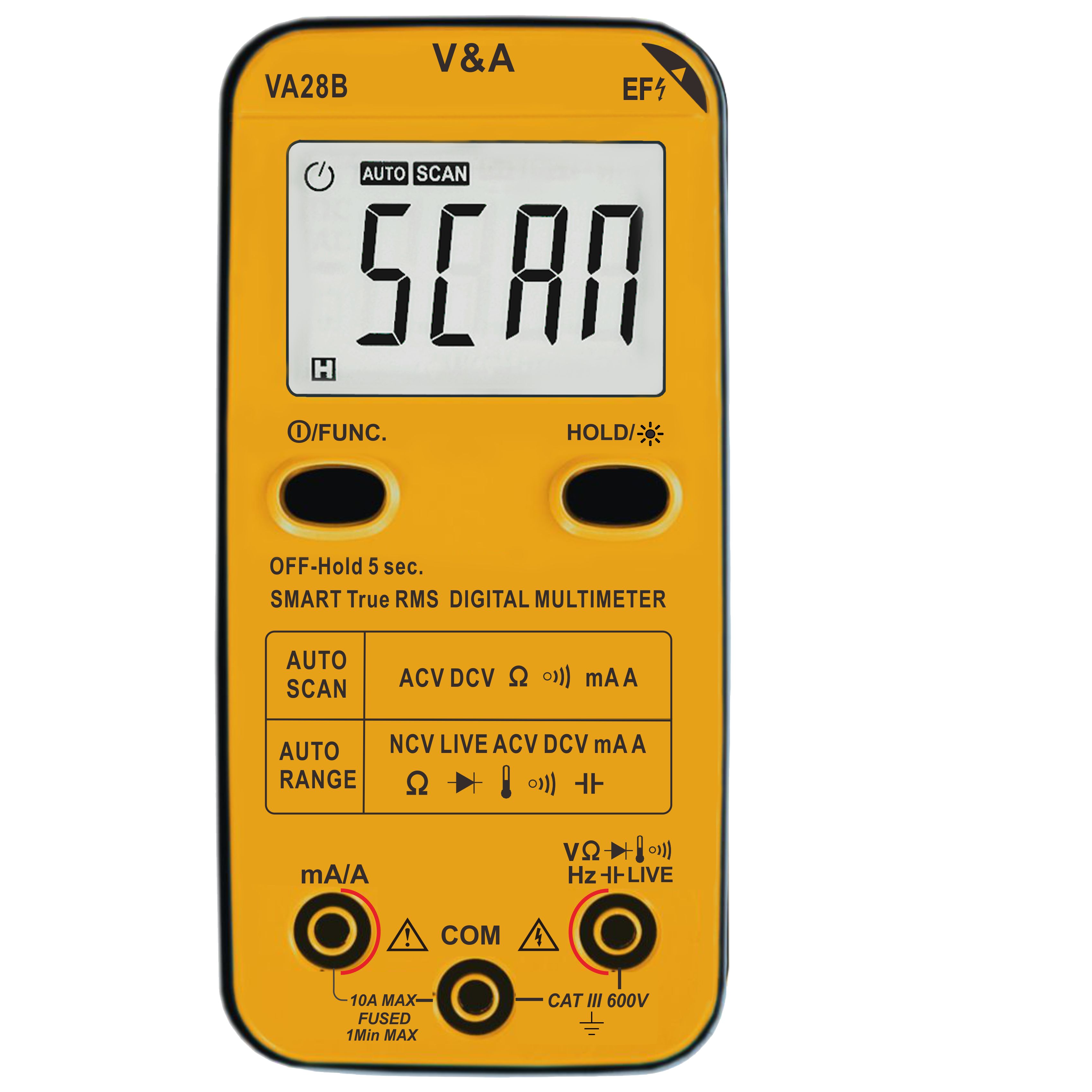 296-592 RS PRO 296590 Digital Digital Digital Multimeter, 10 A ac, 10 A dc, 600 V ac - RSCAL Calibrated