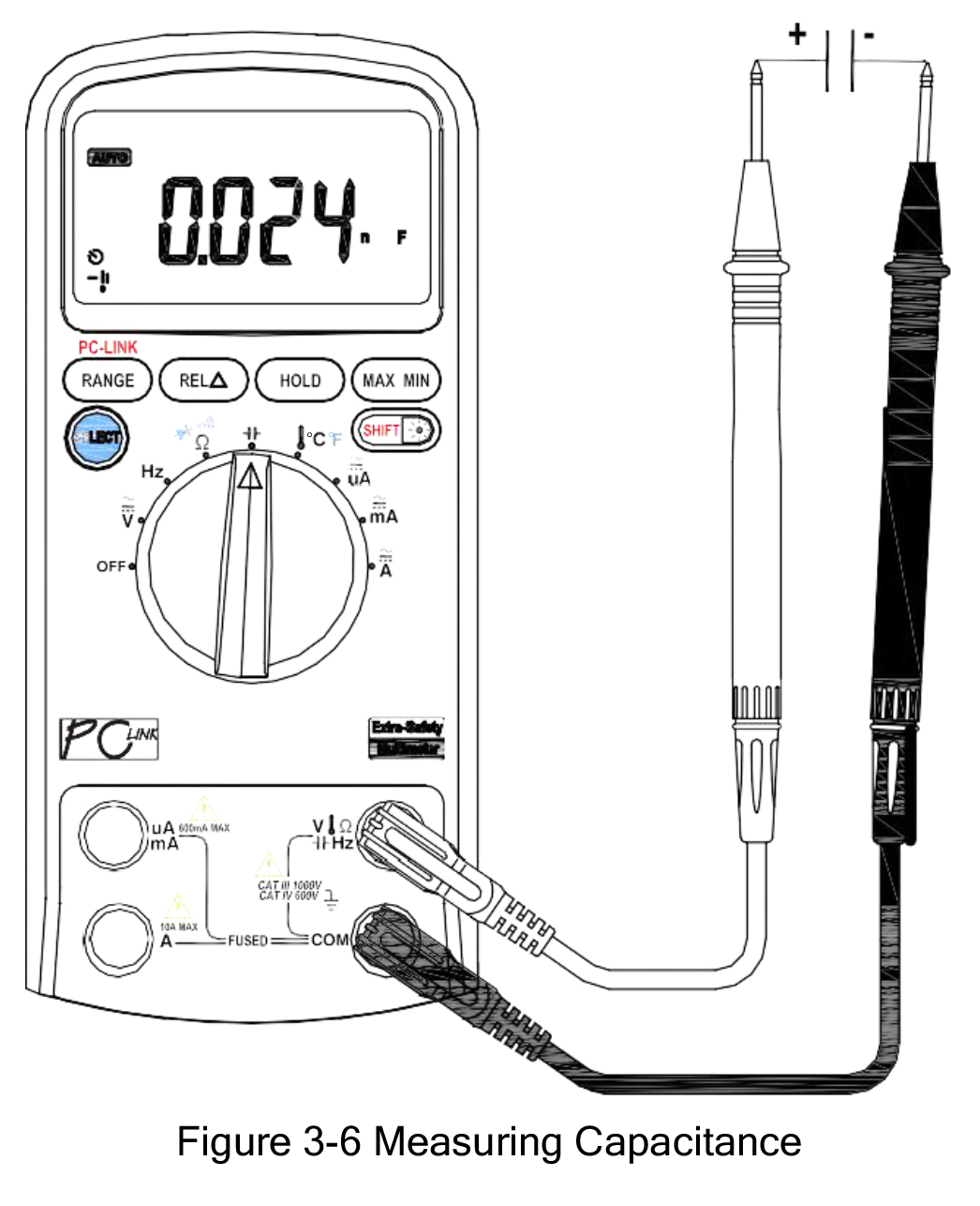 296-647 RS PRO Digital Digital Digital Multimeter True RMS, 10 A ac, 10 A dc, 1 kV ac