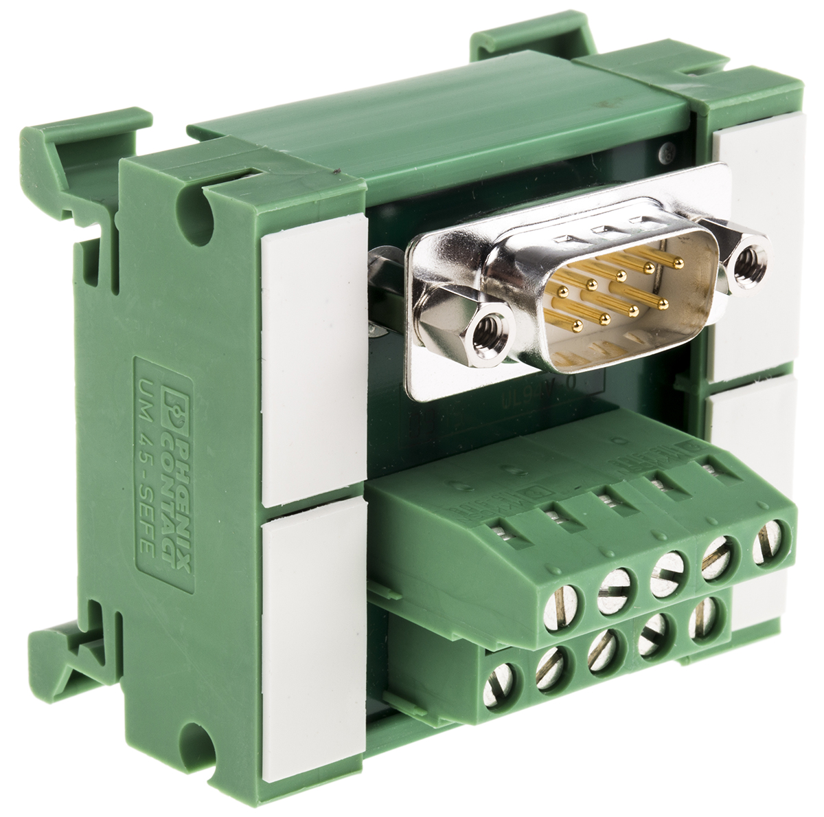 Phoenix Contact 9-Contact Male Interface Module, D-Sub Connector, DIN Rail, 2.5A