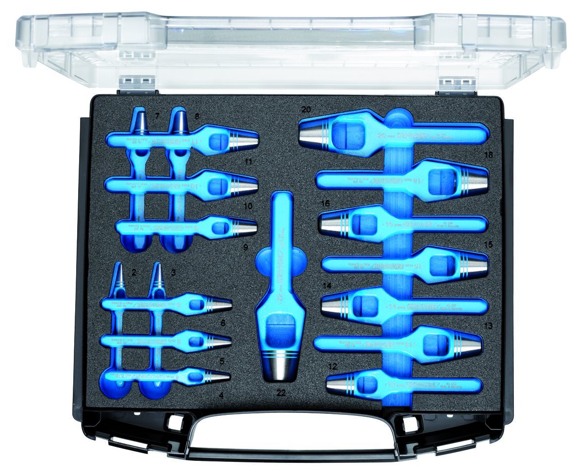 Gedore 18-Piece Punch Set, 9mm Shank, 316 mm Overall