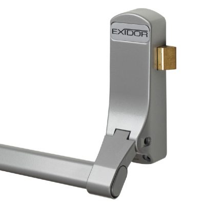 Exidor Panic Lock, 1 Point Compatible with Double Doors Wood, Metal