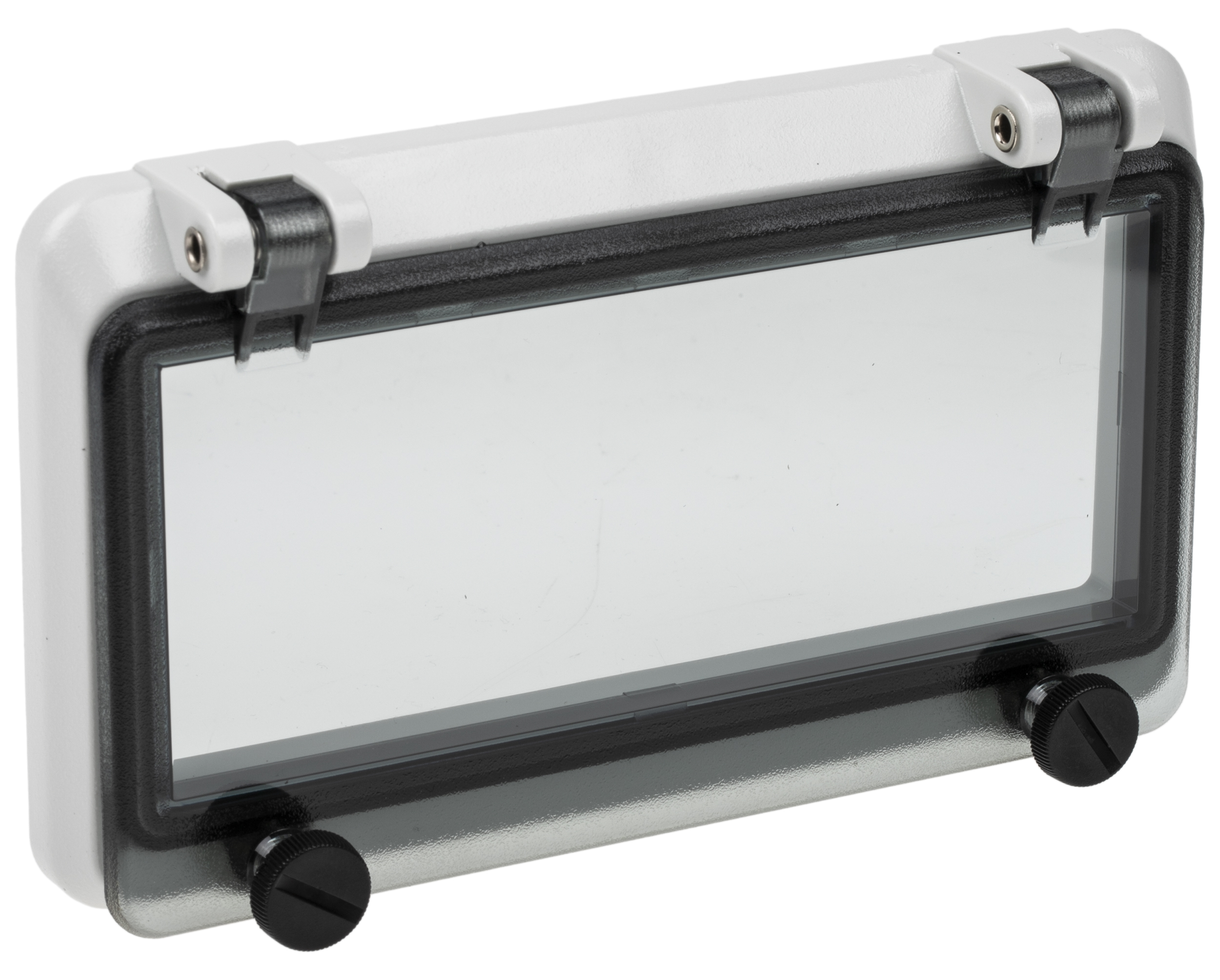 RS PRO Grey Polycarbonate IP67 Inspection Window for use with DIN 43880, 46277-3