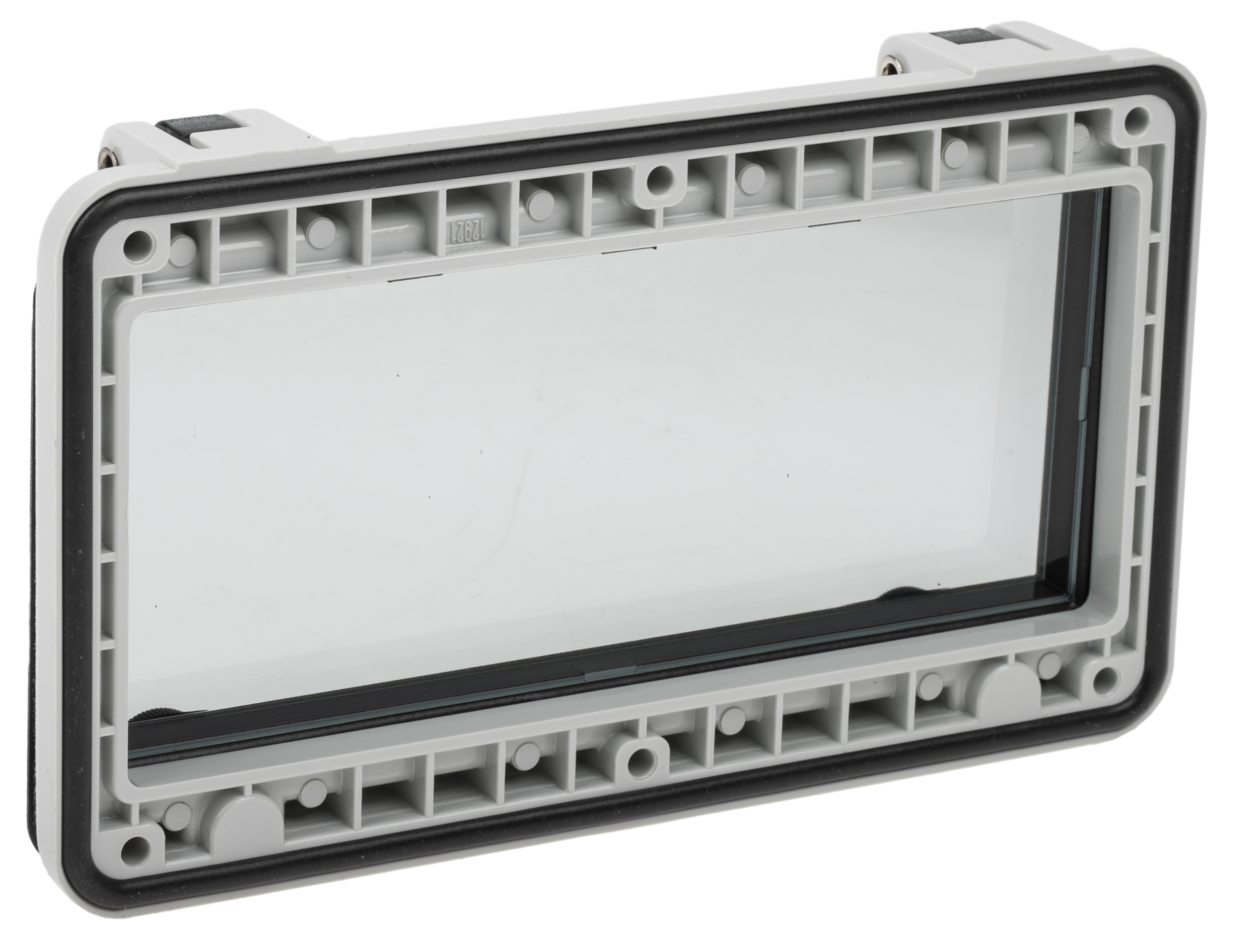 297-1213 RS PRO Grey Polycarbonate IP67 Inspection Window for use with DIN 43880, 46277-3