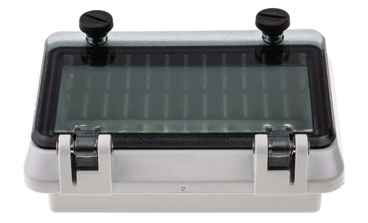 297-1235 RS PRO Grey Polycarbonate IP44 Inspection Window for use with DIN 43880, 46277-3