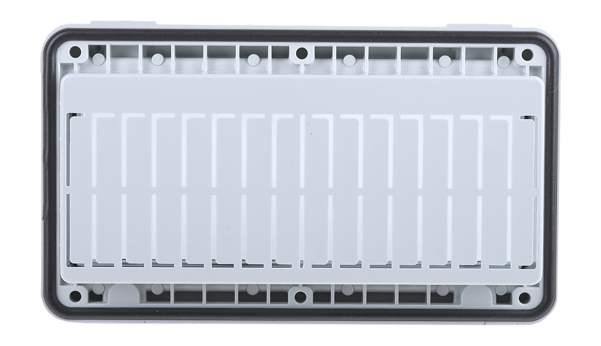 297-1241 RS PRO Grey Polycarbonate IP44 Inspection Window for use with DIN 43880, 46277-3