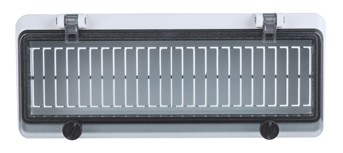 297-1263 RS PRO Grey Polycarbonate IP44 Inspection Window for use with 46277-3, DIN 43880